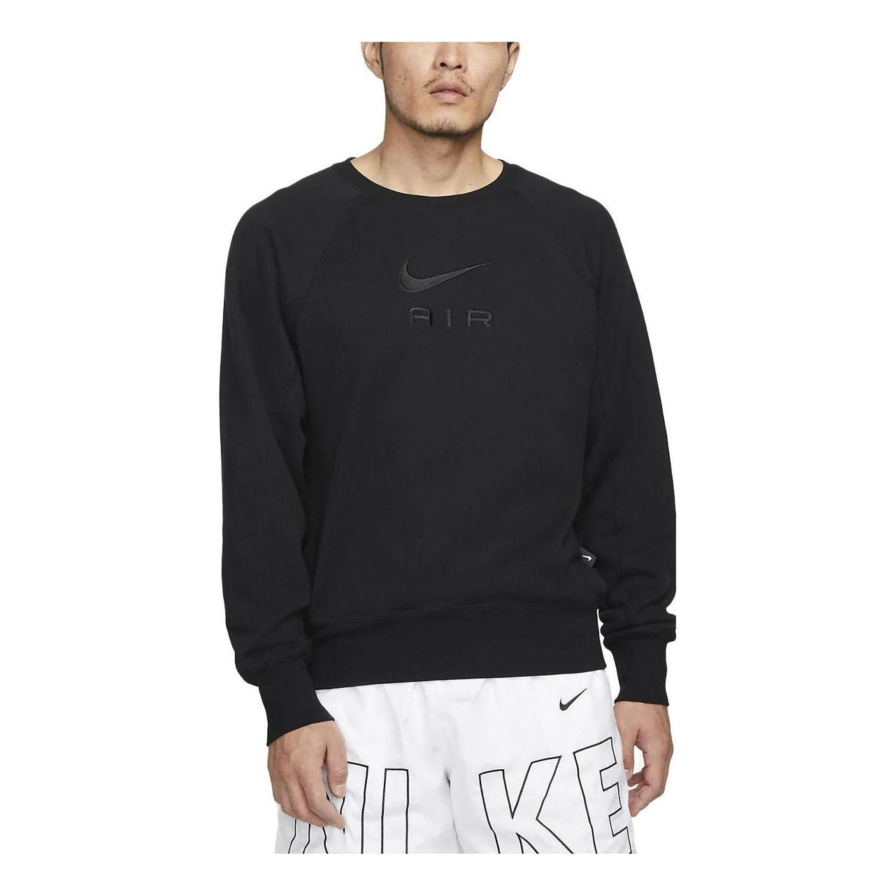 Nike Sportswear Air French Terry Crew Sweatshirt 'Black' DV9830-010