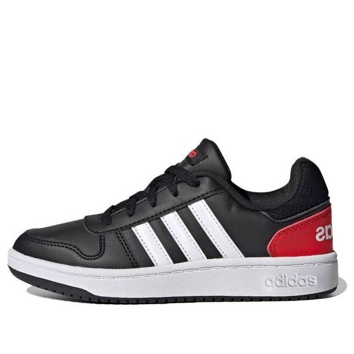 (GS) adidas Originals Hoops 2.0 Shoes 'Black Red' FY7015