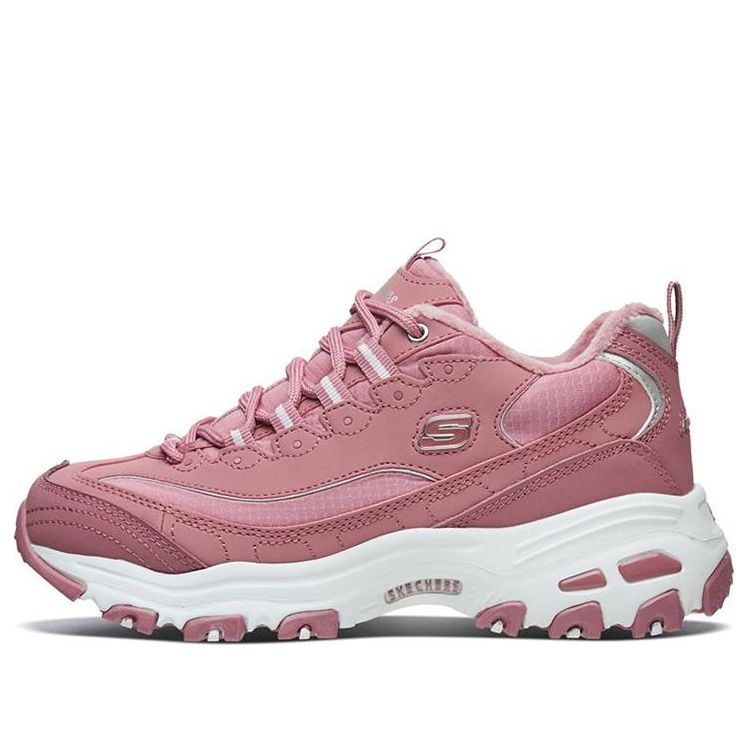 (WMNS) Skechers D Lites 1.0 Low Top Running Shoes Pink 66666125-MVE
