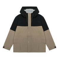 New Balance Detachable Hooded Two-In-One Woven Solid Jacket 'Khaki' AMJ23315-DRI