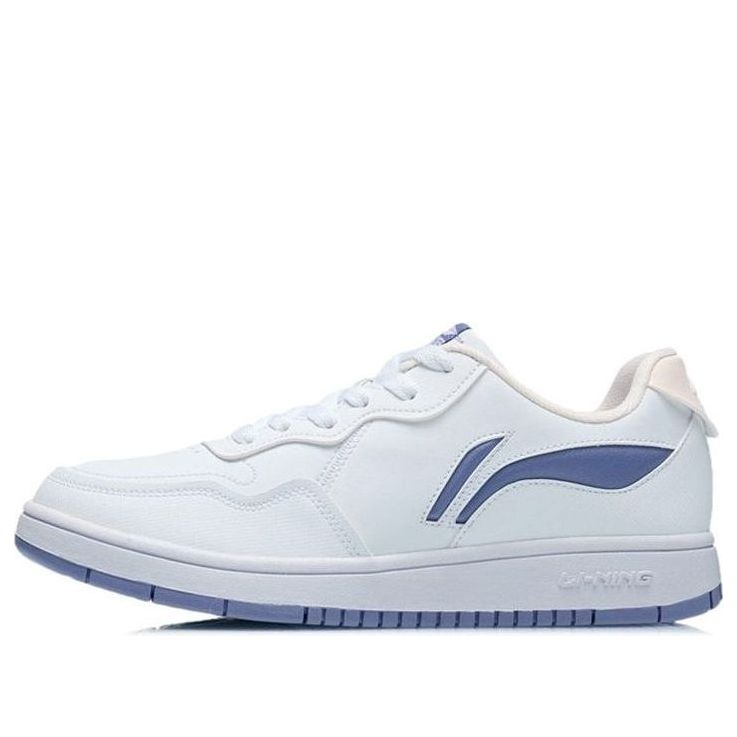 (WMNS) Li-Ning Skate Shoes 'White Blue' AGCR318-3