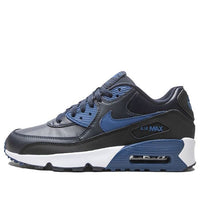 (GS) Nike Air Max 90 LTR Leather Low-Top Blue 833412-402