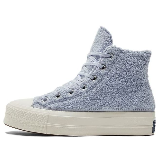 (WMNS) Converse Chuck Taylor All Star Platform High 'Cozy Sherpa - Ghost' 572240C