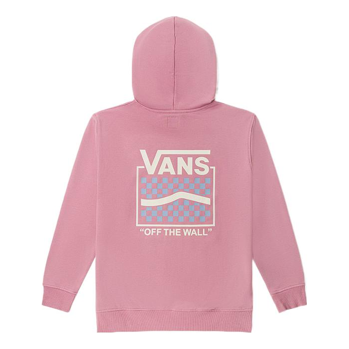 (WMNS) Vans Graphic Hoodies 'Pink White Blue' VN0002BUBD5