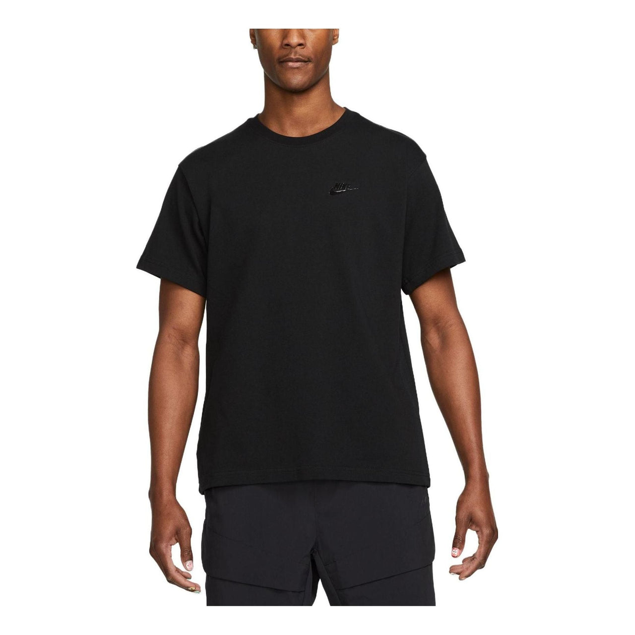 Nike Sportswear Logo T-Shirt 'Black' DM6586-010