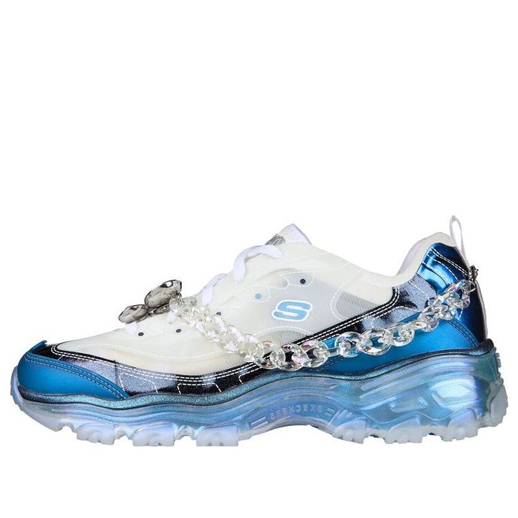 (WMNS) Skechers DLITES Crystal 'Floating Lady - White Blue' 149745-WBL