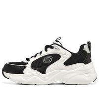 (WMNS) Skechers DLITES Airy 3.0 'Black White' 896149-BKW