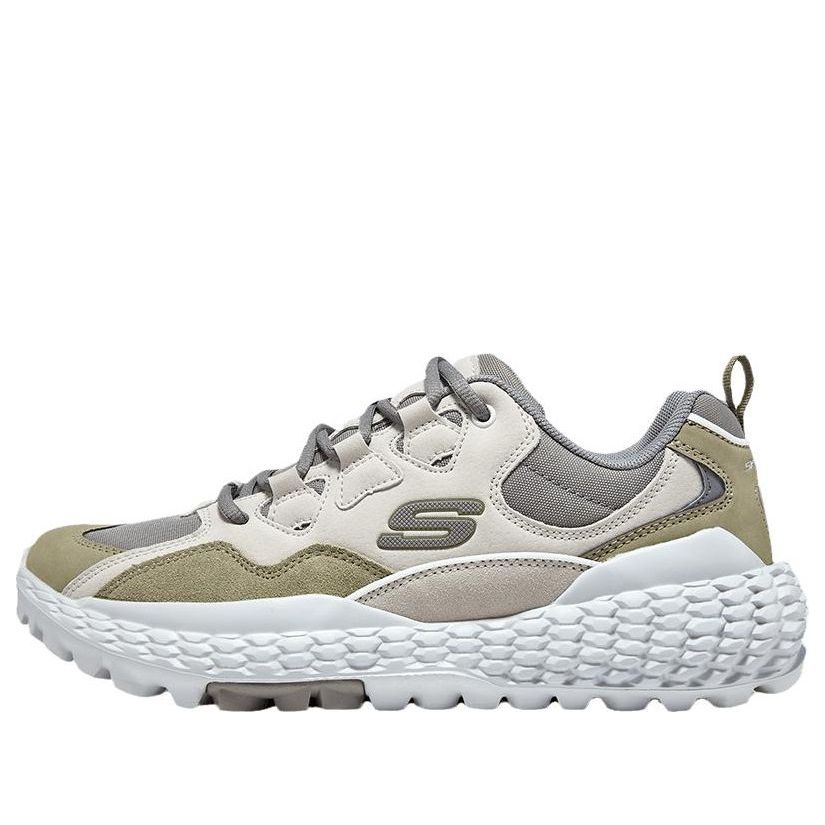 Skechers Monster Marathon Running Shoes 'Cream White Green Grey' 894205-GYMT