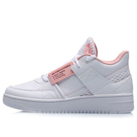 (WMNS) Li-Ning Classic Skateboarding Low 'Pink White' AGBP062-1