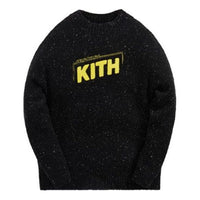 KITH x STAR WARS Galaxy Crewneck Sweater 'Black' KHM030408-001