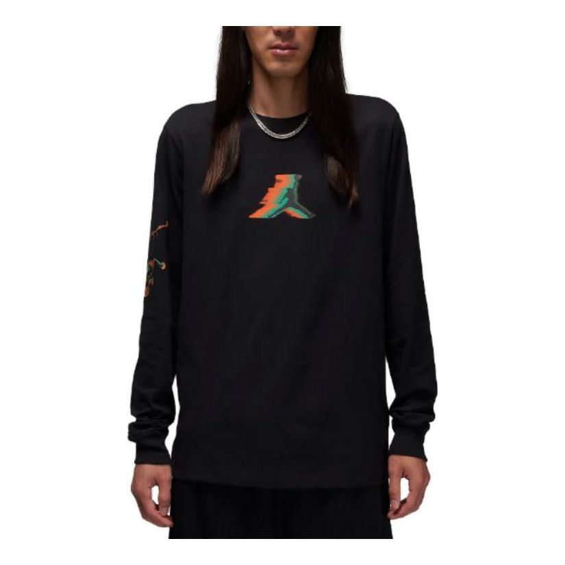Air Jordan Long-Sleeve T-Shirt 'Black' FB7456-010