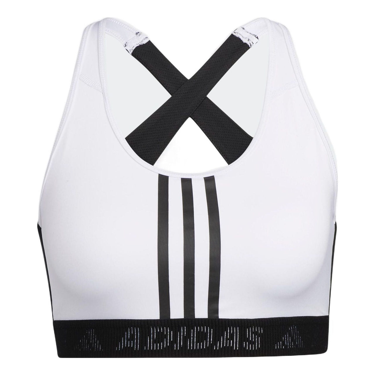 (WMNS) adidas Don't Rest 3-Stripes Bra 'White Black' GL0585