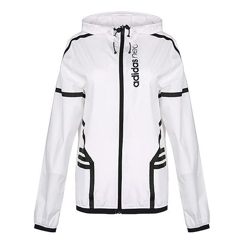 adidas neo Casual Windproof Cozy Jacket White DU8156