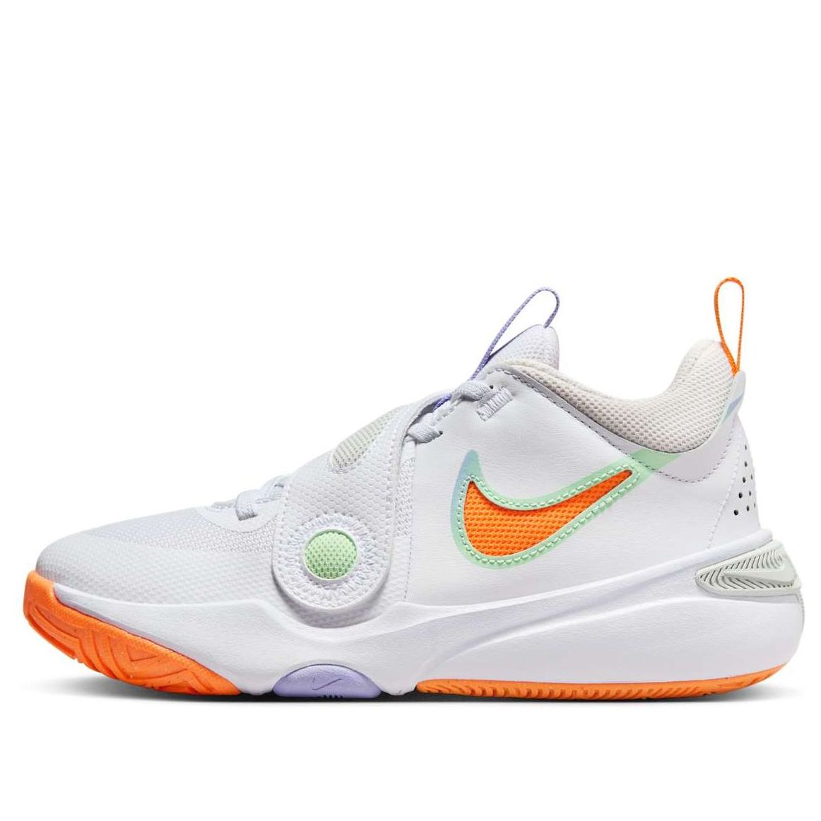 (GS) Nike Team Hustle D11 'White Total Orange' DV8996-103