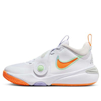 (GS) Nike Team Hustle D11 'White Total Orange' DV8996-103