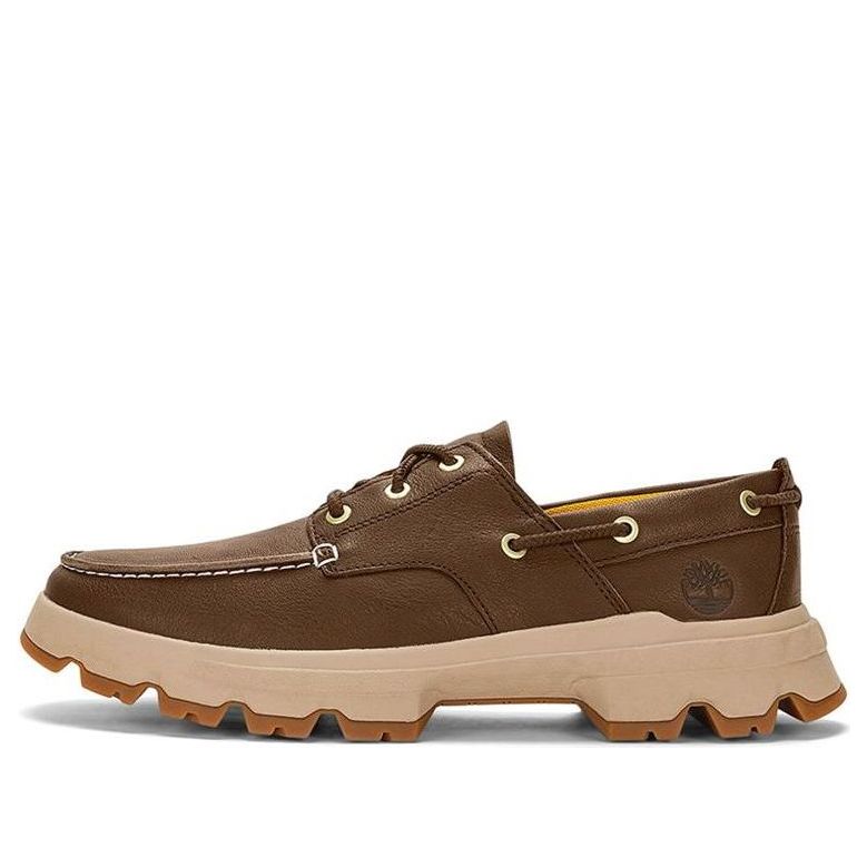 Timberland Greenstride Originals Ultra Leather Boat Shoes 'Dark Brown' A5RH4W