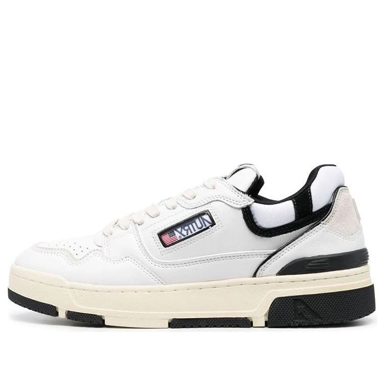 Autry CLC Leather Sneakers 'White Black' ROLM-MM04