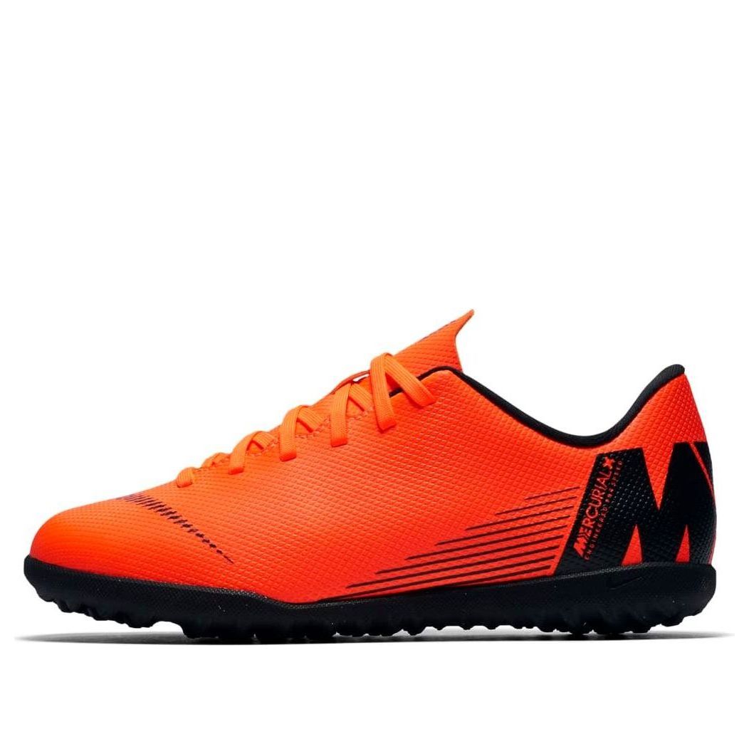 (GS) Nike Mercurial Vapor 12 Club TF 'Total Orange Black' AH7355-810