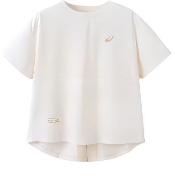 (GS) ASICS Short Sleeved Logo T-Shirt 'Beige' 332241174045