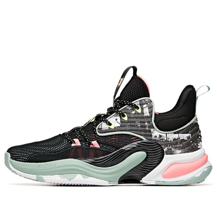 ANTA Shock The Game 'Black Pink Green' 112031105-1