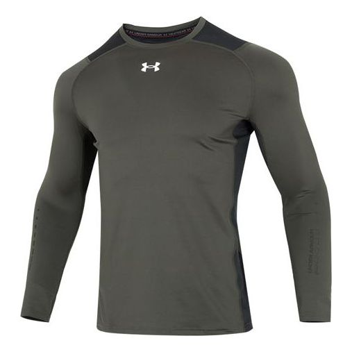 Under Armour HeatGear Vent Fitted Long Sleeve 'Green' 1370659-310