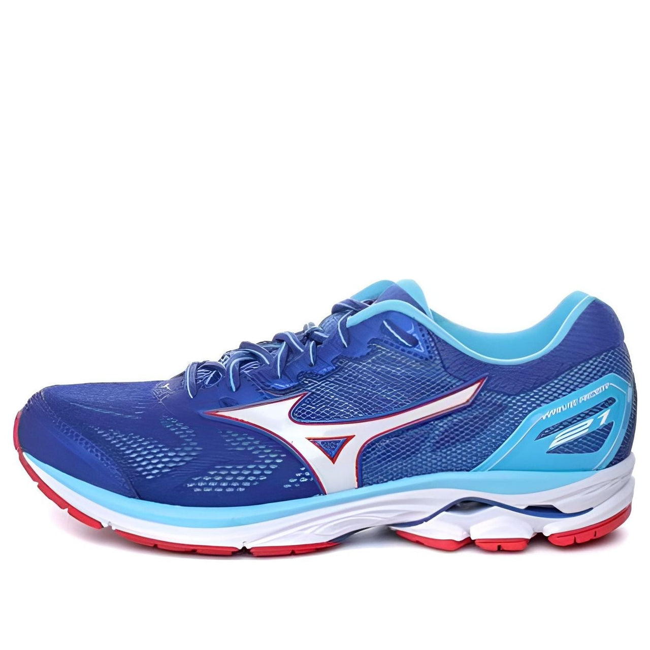 Mizuno Wave Rider 21 'Blue White Red' J1GC180302
