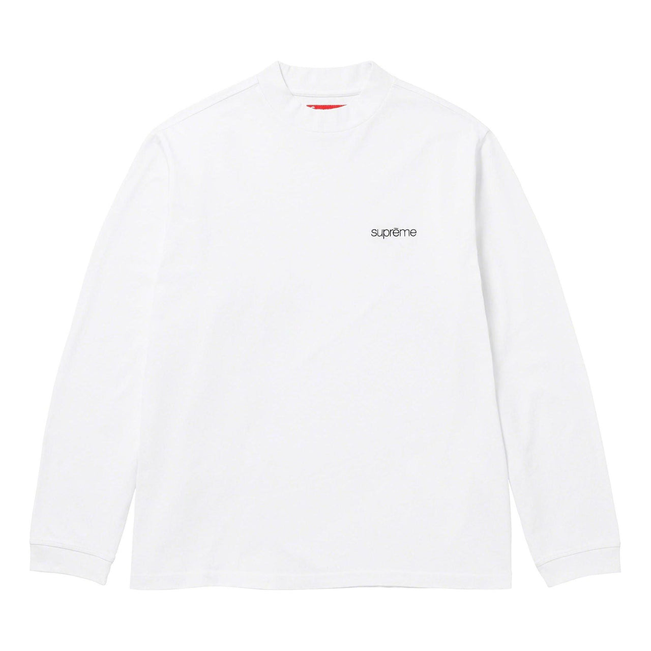 Supreme Mock Neck L/S Top 'White' SUP-FW23-259