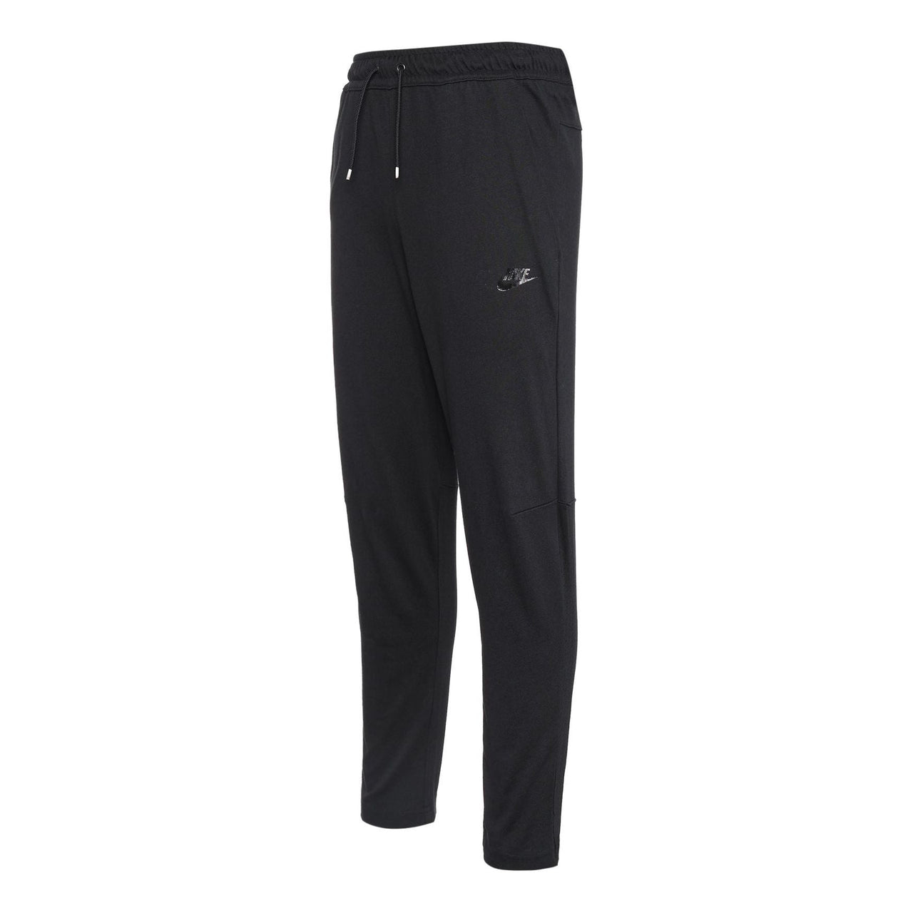 Men's Nike Solid Color Logo Training Fleece Bundle Feet Sports Pants/Trousers/Joggers Black DM6592-010