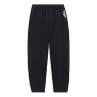Li-Ning Embroidered Graphic Sweatpants 'Black' AKLT229-2