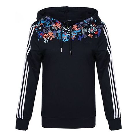 (WMNS) adidas neo Casual Sports Pullover Navy Blue DW7762