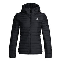 (WMNS) adidas Varilite Soft Hooded Jacket 'Carbon' CY8735