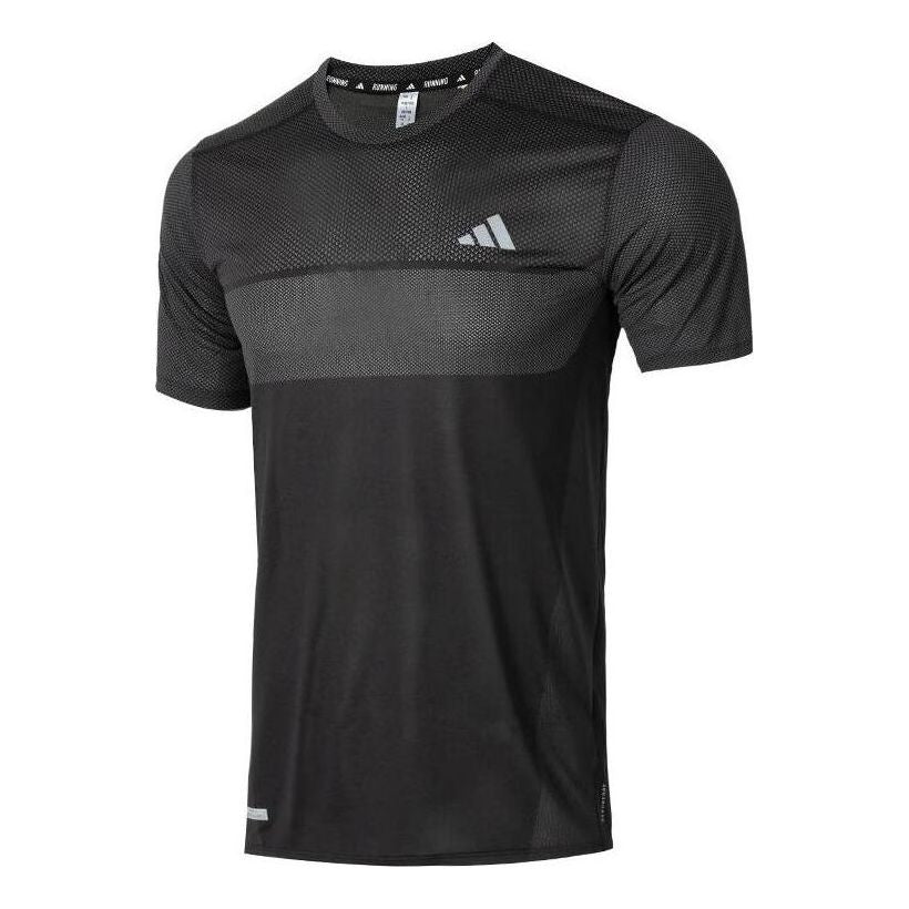 adidas Ultimateadidas HEAT.RDY Engineered Running T-shirt Asia Sizing 'Black Grey' IN0094