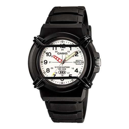 CASIO Quartz Waterproof Mens White Analog HDA-600B-7B