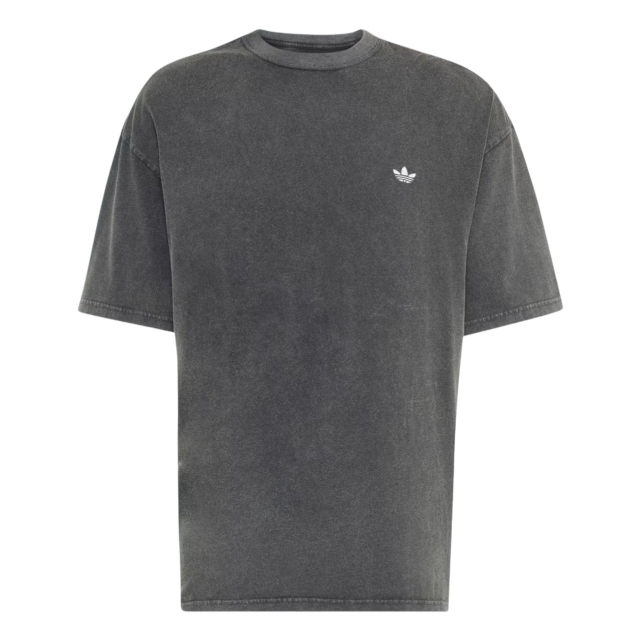 adidas Trefoil Essentials Washed Loose Dropped T-Shirt Asia Sizing 'Black' LC6374
