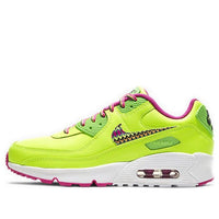 (GS) Nike Air Max 90 Leather 'Volt Fire Pink' CW5795-700