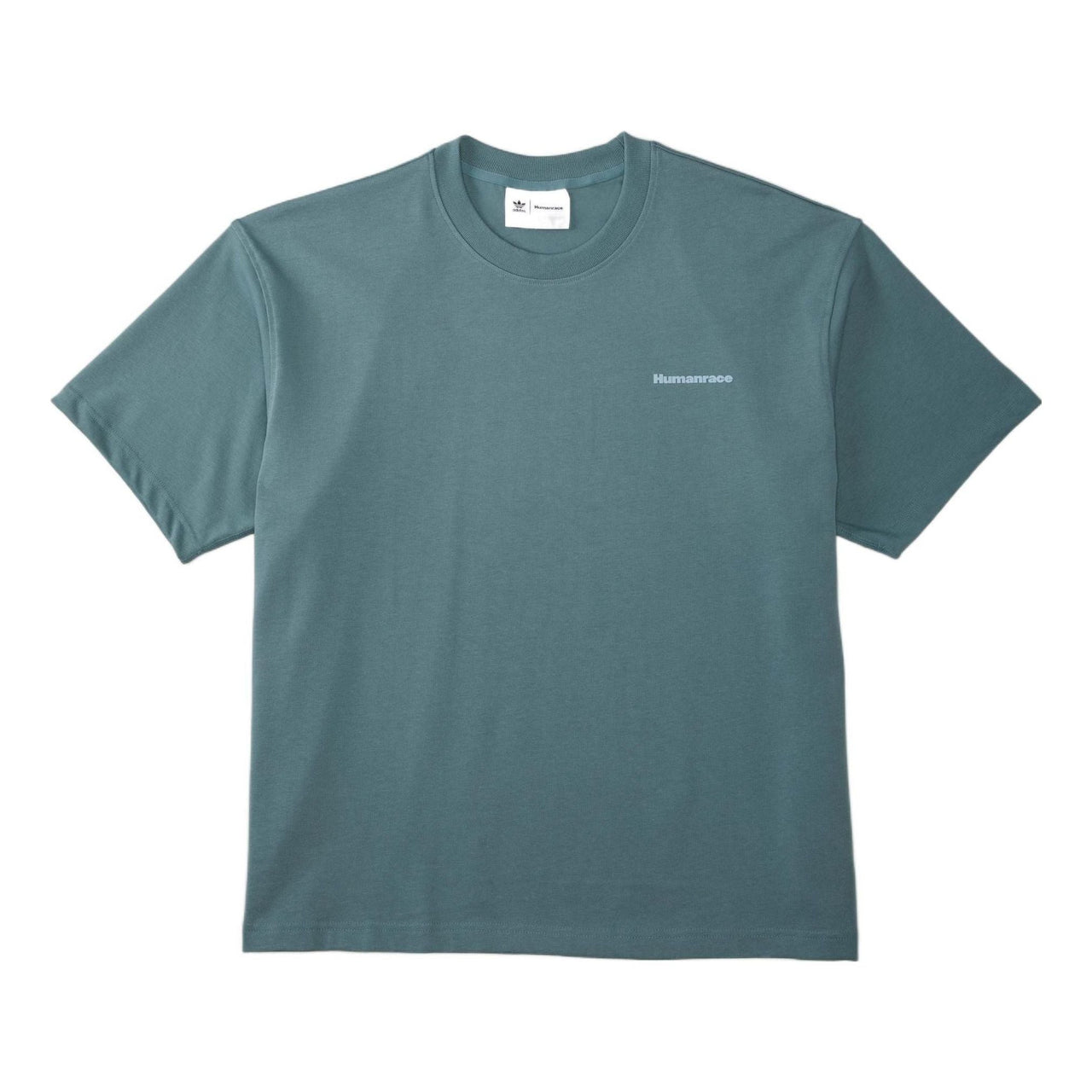 adidas x Pharrell Humanrace Small Logo T-Shirt 'Hazy Emerald' HI2957