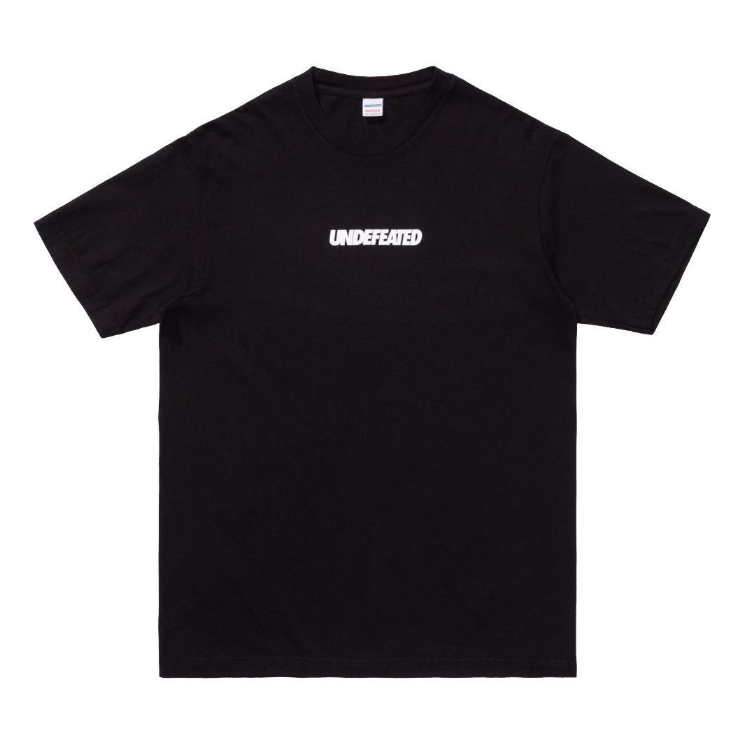 UNDEFEATED LOGO S/S TEE logo Short Sleeve Unisex Black 80098-BLACK