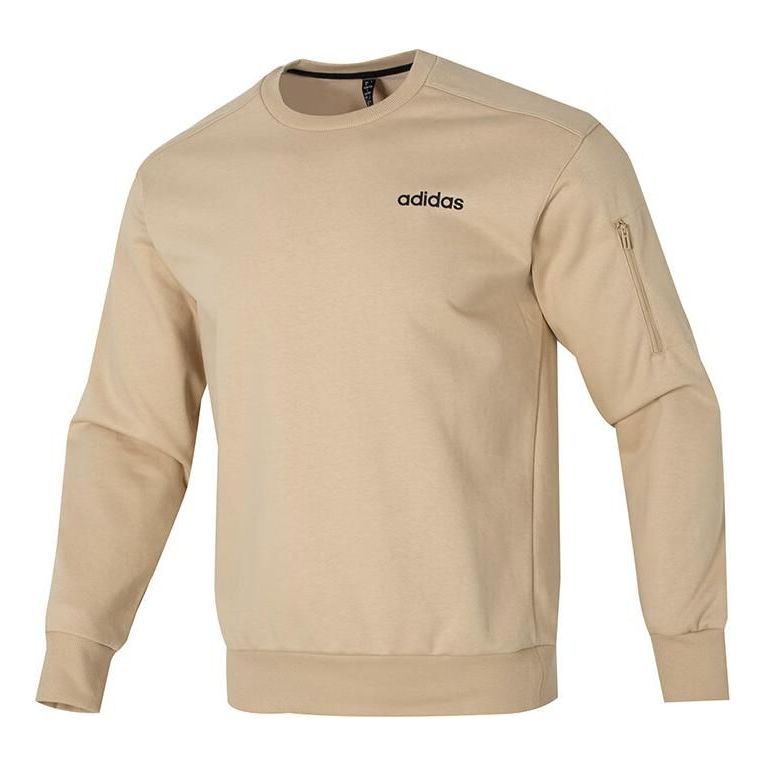 adidas Dry LBR Crew Asia Sizing 'Tan' JF3221