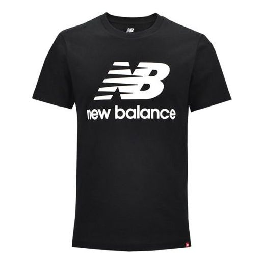 New Balance Cotton Leisure T-shirt Black AMT01575-BK