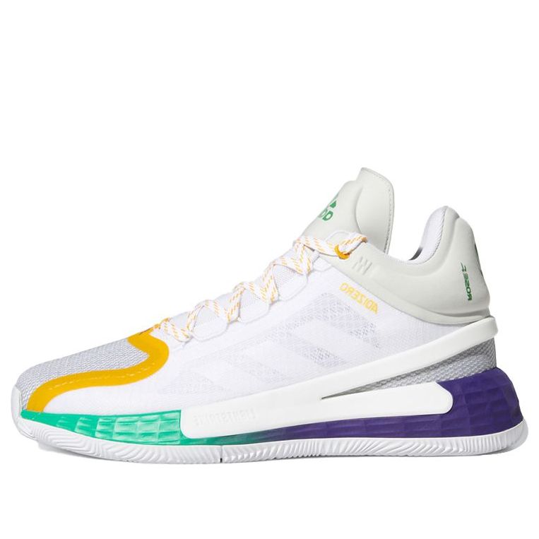adidas D Rose 11 'White Yellow Green' FX7401