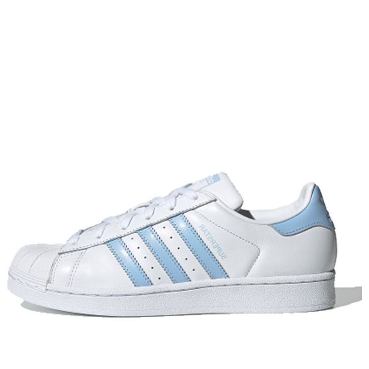 (WMNS) adidas Superstar 'White Glow Blue' EF9247
