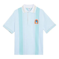 PUMA Apres Court Short Sleeve Polo Shirt 'Blue' 628233-02