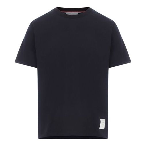 THOM BROWNE Short Sleeve T-Shirt 'Navy' MJS067A-00042-415