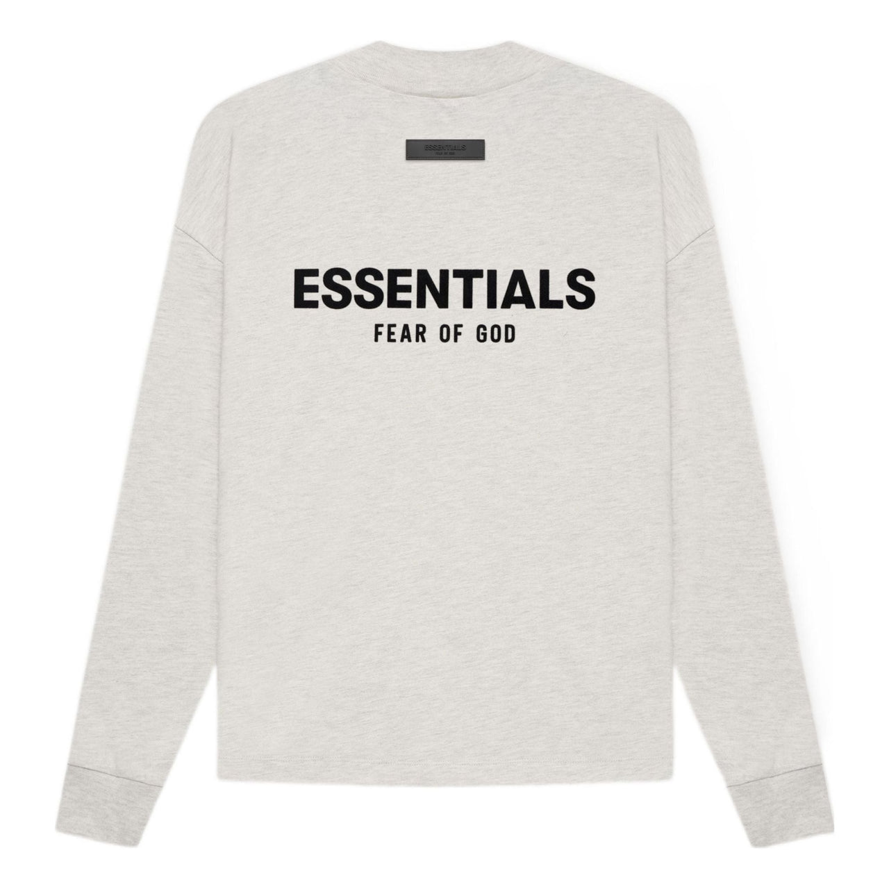 Fear of God Essentials SS22 Long Sleeves T-Shirt 'Light Oatmeal' FOG-SS22-414