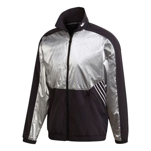 adidas originals TLM 02 Trackt Colorblock Sports Stand Collar Jacket Black GD5801