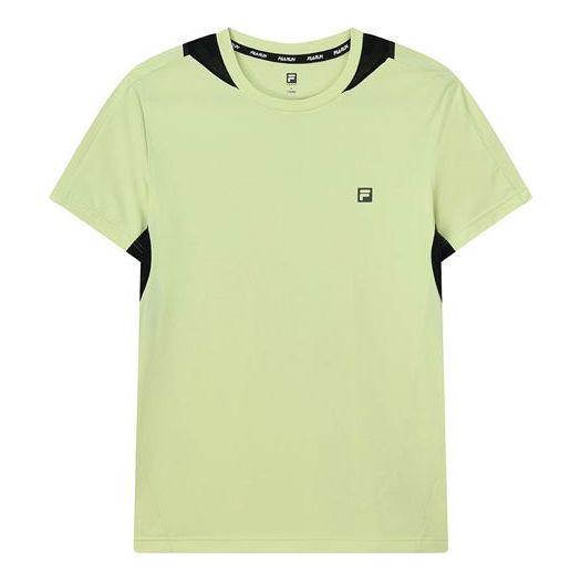 FILA Logo Letter Printing Round Collar Male Yellow A11M122101F-YE