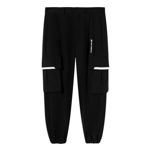 New Balance Nylon Cargo Pants 'Black' AMP04371-BK