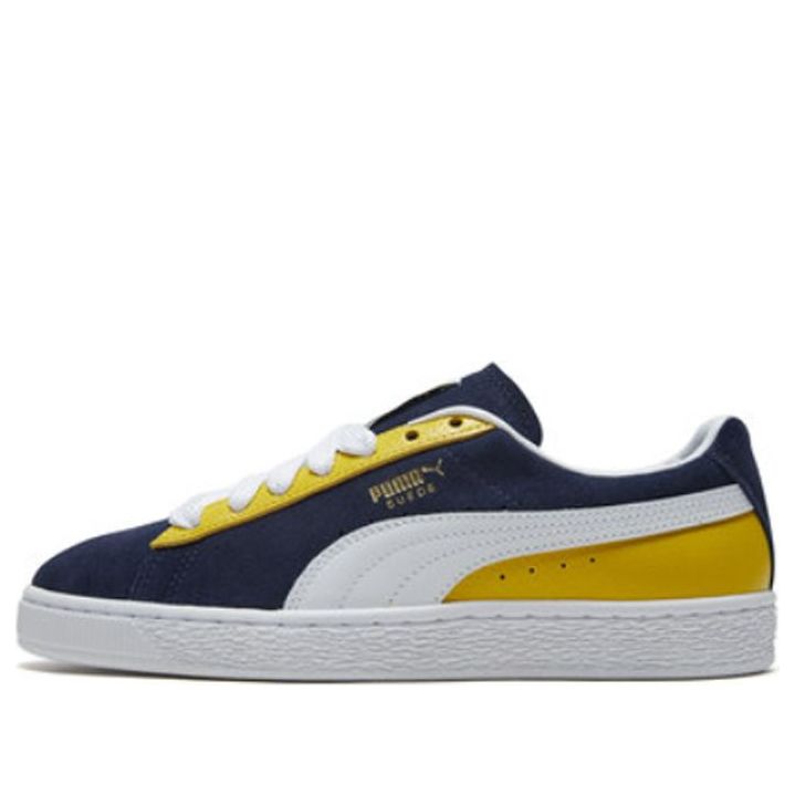 PUMA SUEDE Classic Block 'Blue Yellow' 369873-02