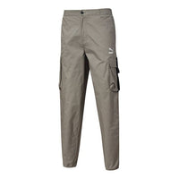 PUMA Outdoor Adventure Cargo Logo Pants 'Grey White' 532189-42