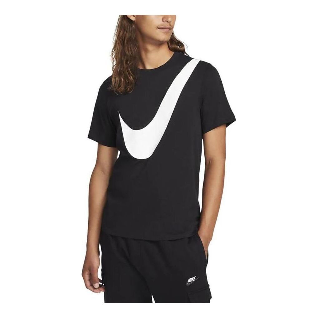 Nike HBR Swoosh T-Shirt 'Black White' DX1017-010